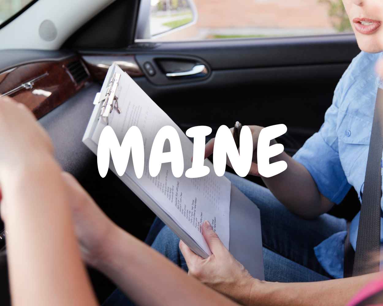 Cita para licencia de conducir en Maine