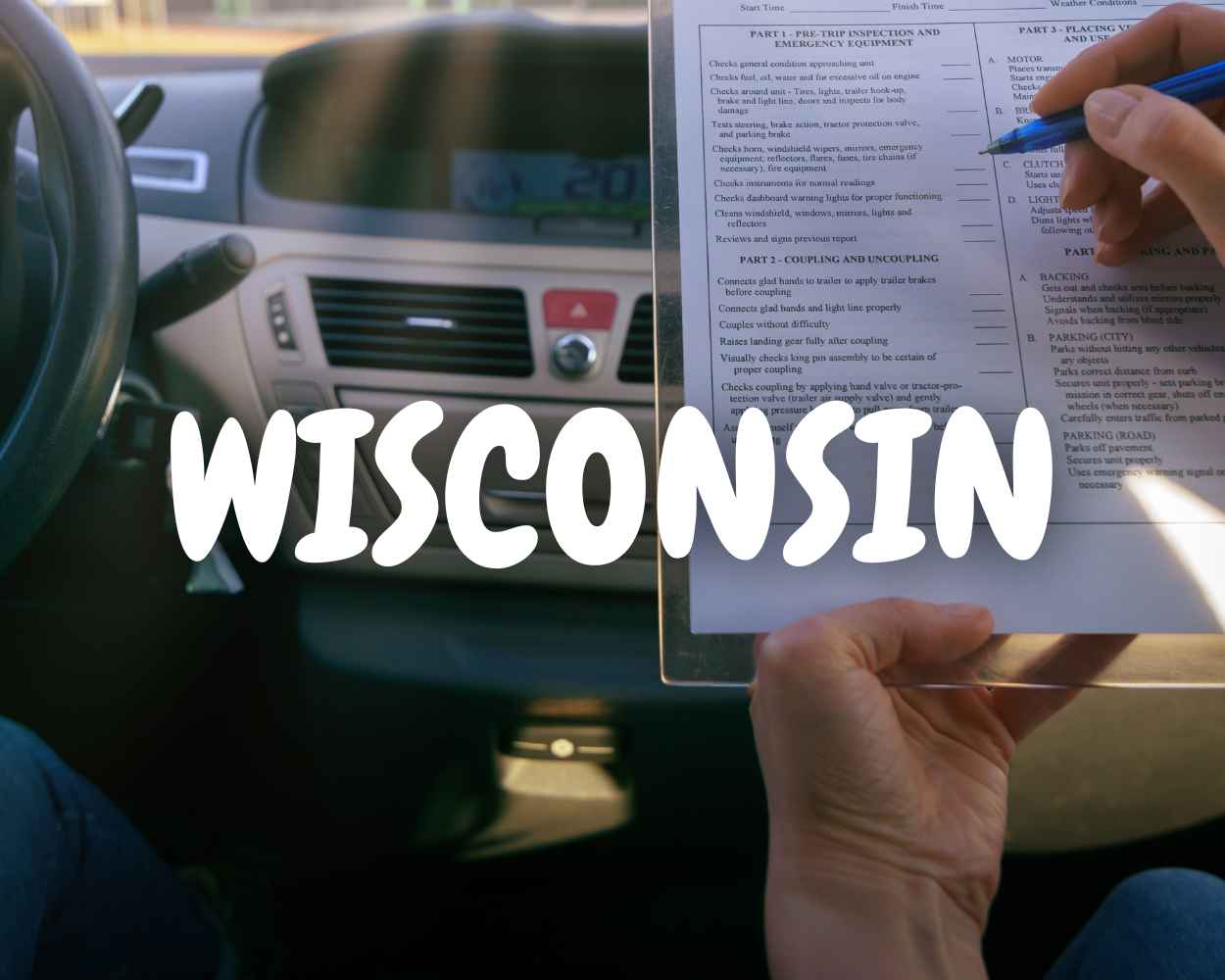 Cita para licencia de conducir en Wisconsin